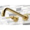 Kingston Brass KS8057ML Wall Mount Tub Faucet, Brushed Brass KS8057ML - alternate 4